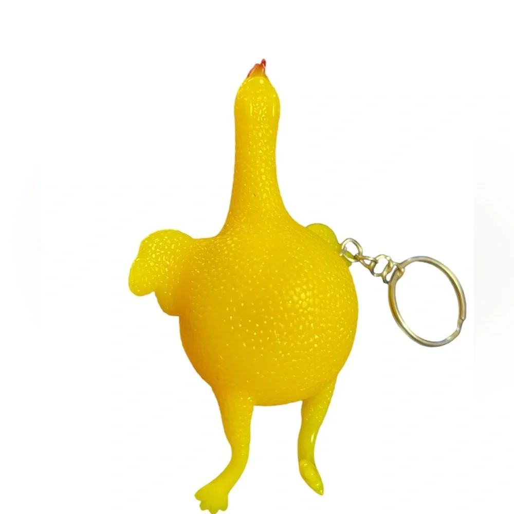 DONT LAY AN EGG‎ CHICKEN KEYRING